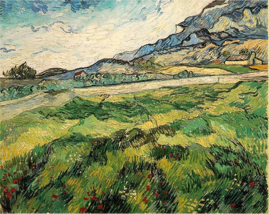 Vincent van Gogh Green Wheat Field